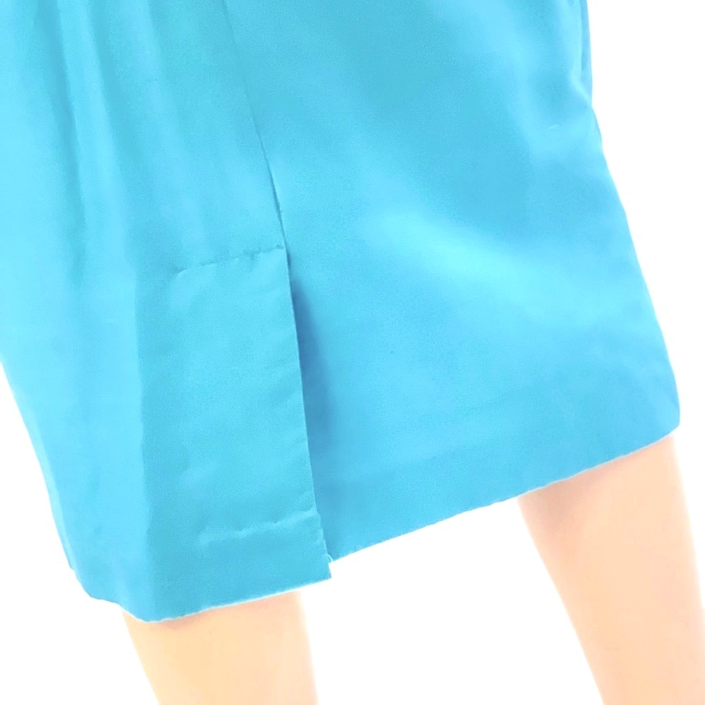 👗Incredible Aqua Vintage MadMen Sheath Wiggle Dress👗 - Picture 10 of 11